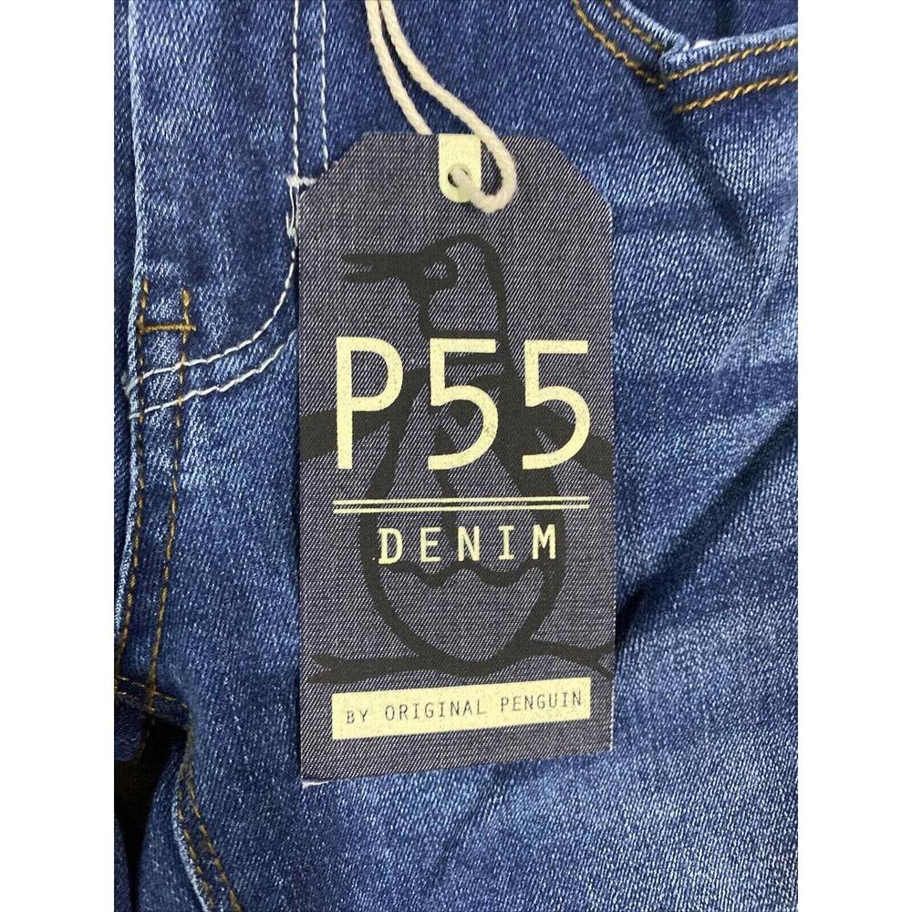 Boys Original Penguin P55 Denim Marvin Skinny Fit Jeans Size 10 Dark Blue 26x23